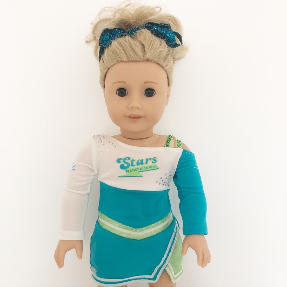 American Girl #78 Truly Me Nfinity Competition Cheerleader Outfit Discontinued - Picture 3 of 9